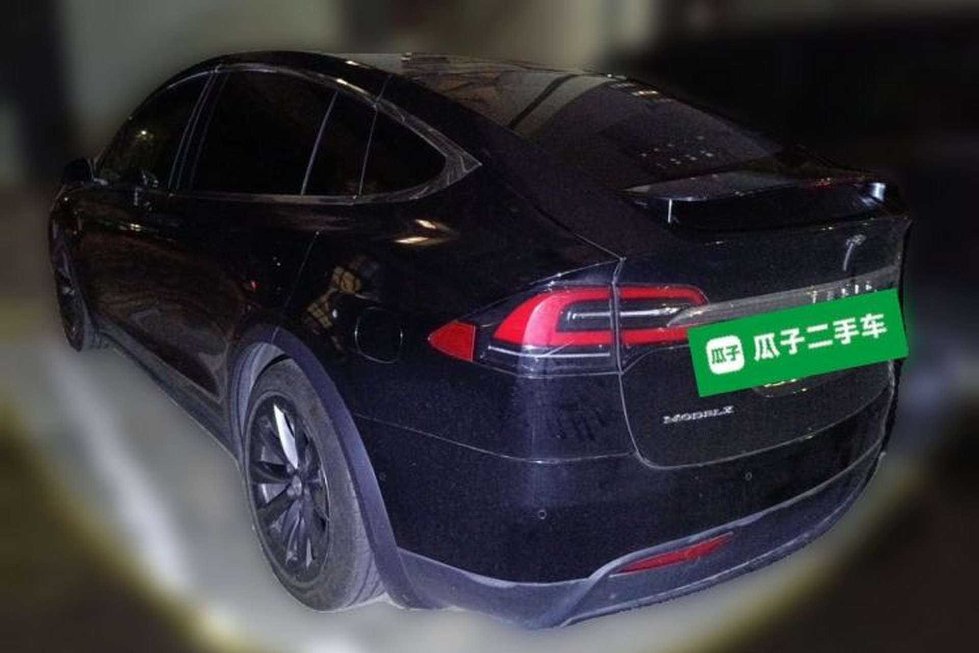 Used Tesla Model X 2019 Long-Range Version Rear Left 45 Deg