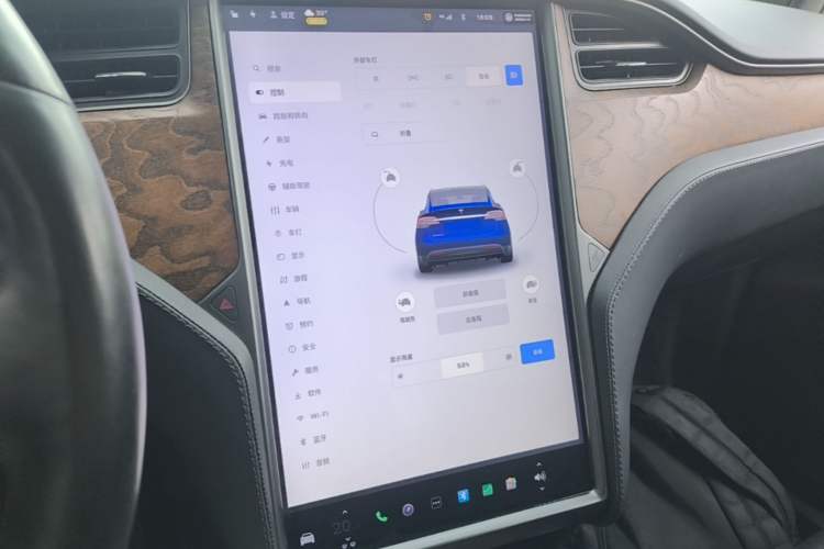 Used Tesla Model X 2019 Long-Range Version Audio And AC Panel