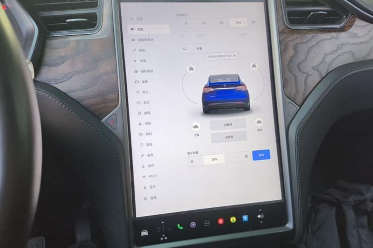 Used Tesla Model X 2019 Long-Range Version Audio And AC Panel