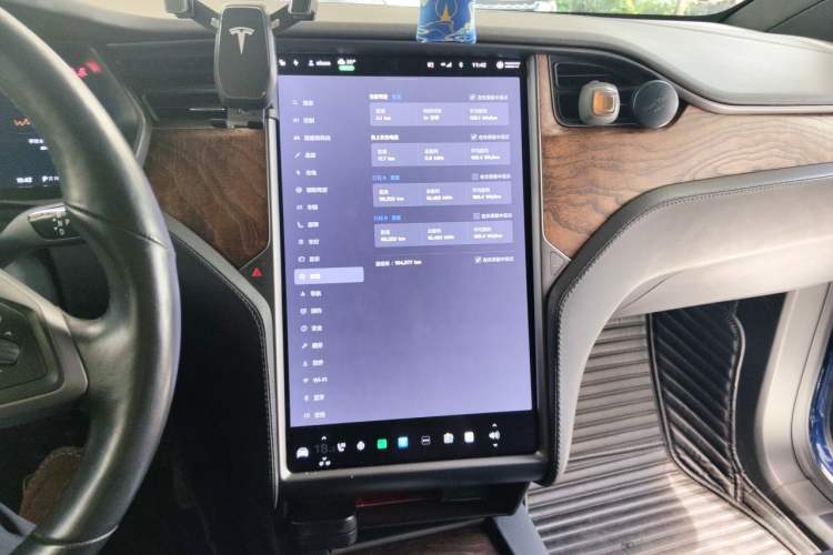 Used Tesla Model X 2019 Long-Range Version Audio And AC Panel