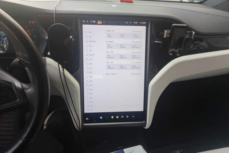 Used Tesla Model X 2019 Long-Range Version Audio And AC Panel