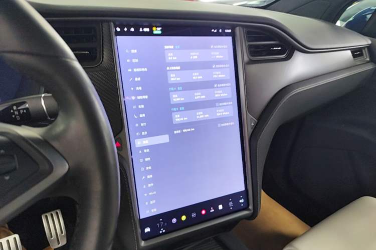 Used Tesla Model X 2019 Performance High-Performance Edition Audio And AC Panel