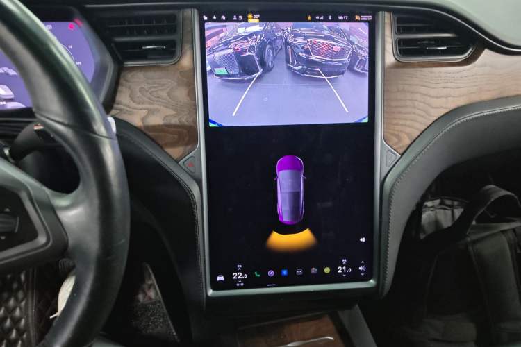 Used Tesla Model X 2019 Long-Range Version Audio And AC Panel