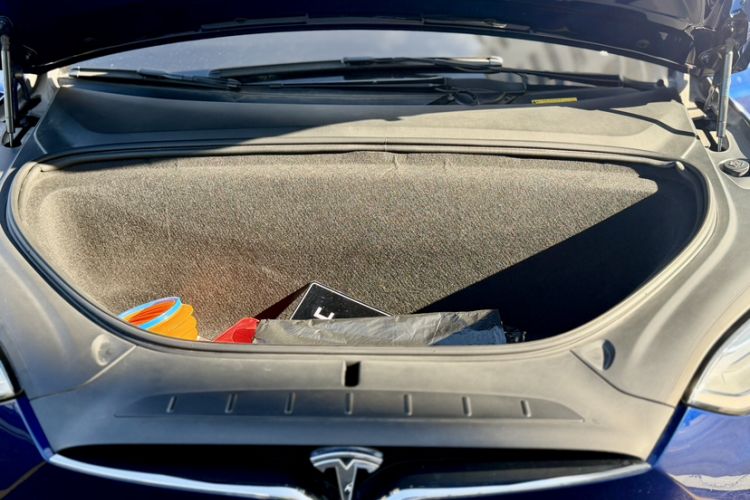 Used Tesla Model X 2019 Long-Range Version Engine Bay