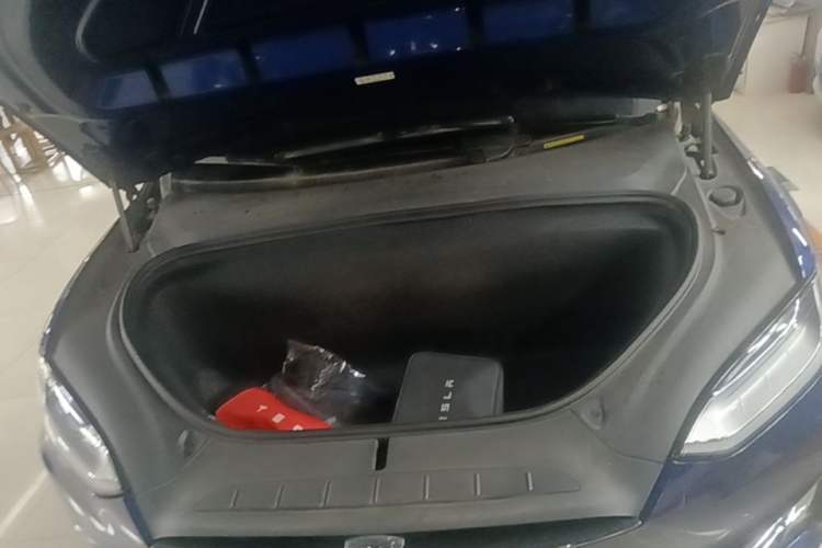 Used Tesla Model X 2019 Long-Range Version Engine Bay