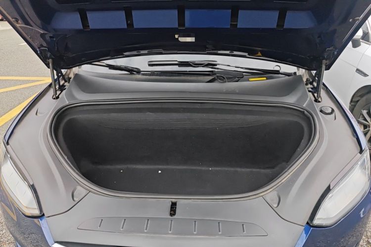 Used Tesla Model X 2019 Long-Range Version Engine Bay