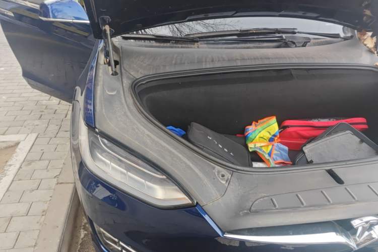 Used Tesla Model X 2019 Long-Range Version Engine Bay Right