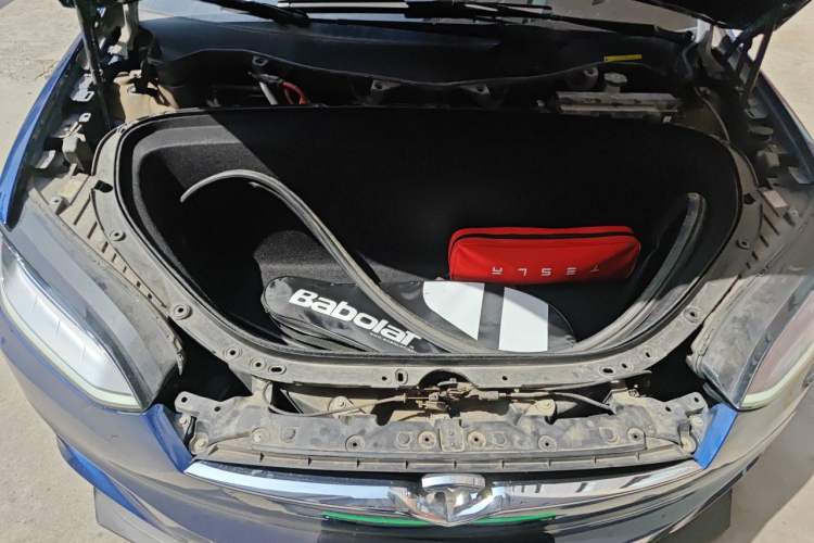 Used Tesla Model X 2019 Long-Range Version Engine Bay