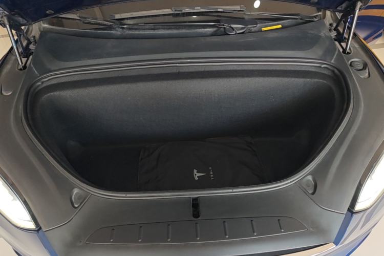 Used Tesla Model X 2019 Long-Range Version Engine Bay