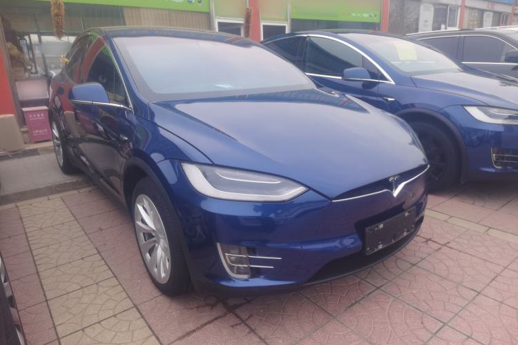 Used Tesla Model X 2019 Long-Range Version Front Right 45 Deg