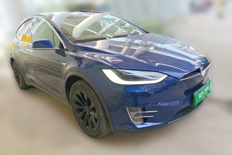 Used Tesla Model X 2019 Long-Range Version Front Right 45 Deg