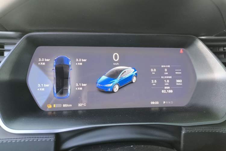 Used Tesla Model X 2019 Long-Range Version Instrument Cluster
