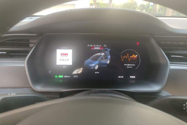 Used Tesla Model X 2019 Performance High-Performance Edition Instrument Cluster
