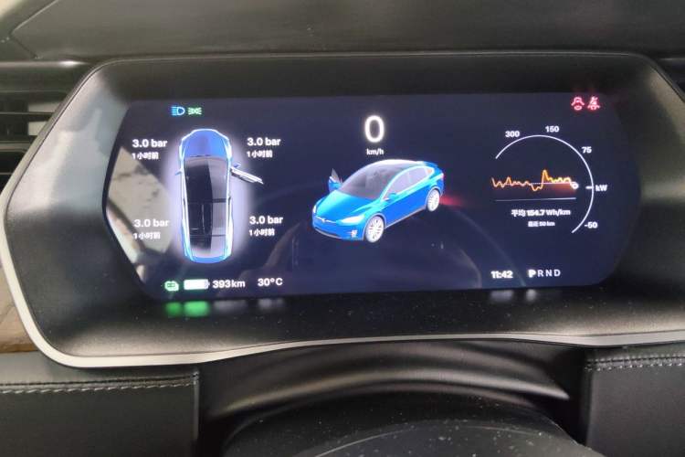 Used Tesla Model X 2019 Long-Range Version Instrument Cluster