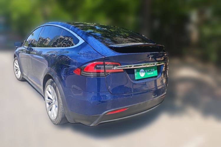 Used Tesla Model X 2019 Long-Range Version Rear Left 45 Deg