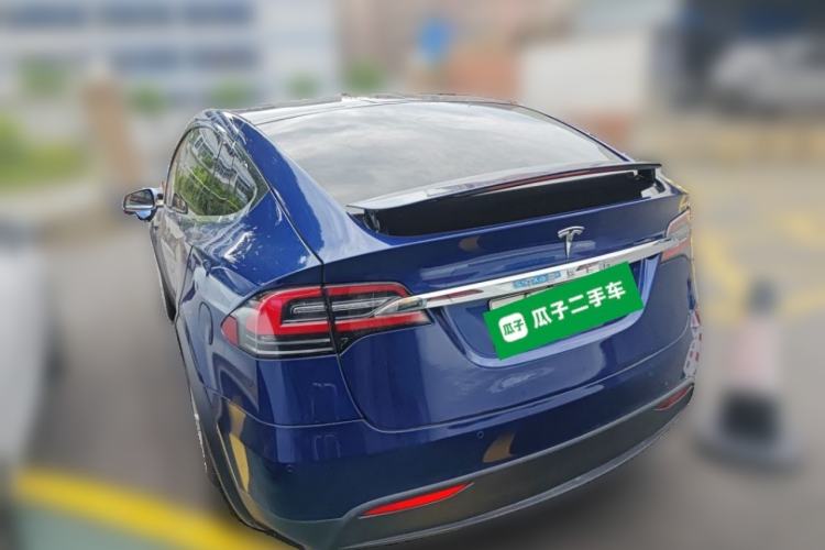 Used Tesla Model X 2019 Long-Range Version Rear Left 45 Deg