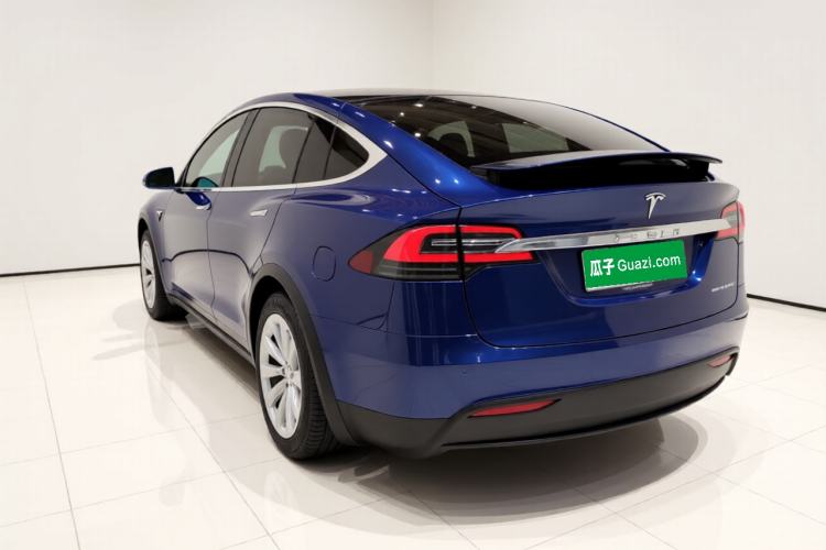 Used Tesla Model X 2019 Long-Range Version Rear Left 45 Deg
