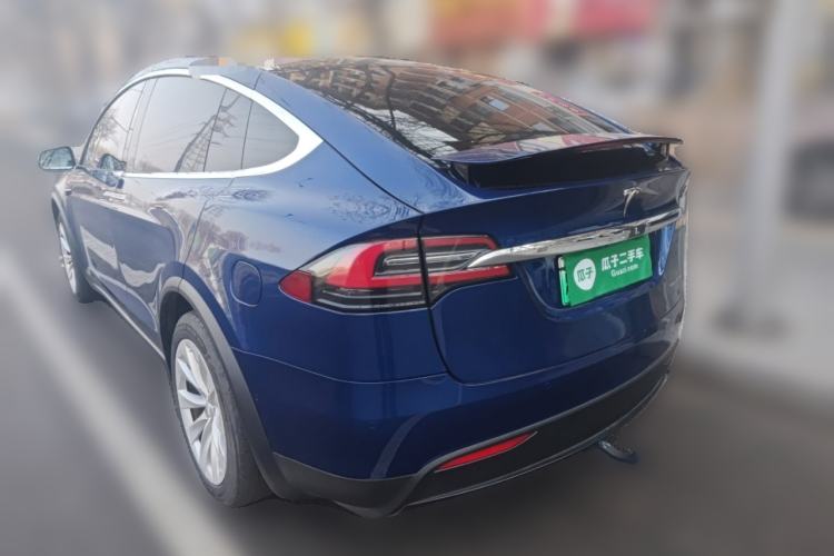 Used Tesla Model X 2019 Long-Range Version Rear Left 45 Deg
