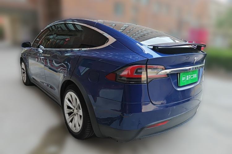 Used Tesla Model X 2019 Long-Range Version Rear Left 45 Deg