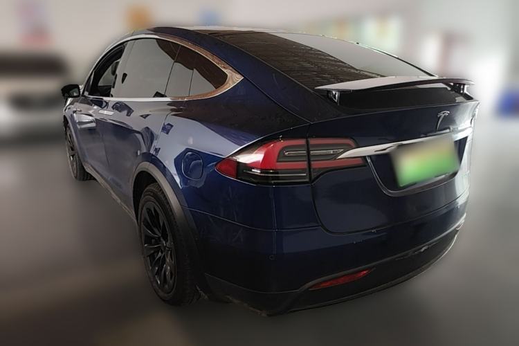 Used Tesla Model X 2019 Long-Range Version Rear Left 45 Deg