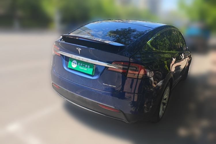 Used Tesla Model X 2019 Long-Range Version Rear Right 45 Deg