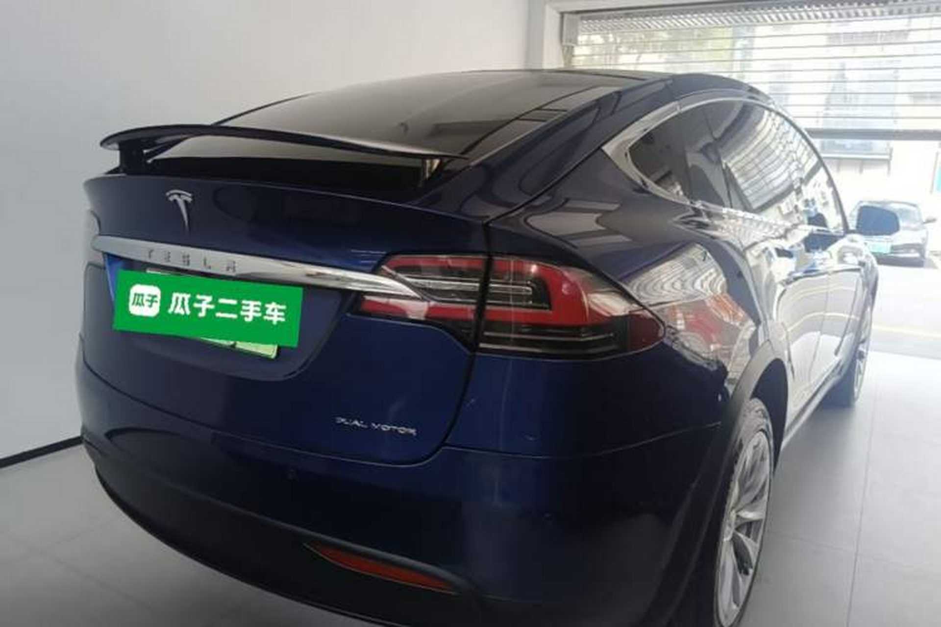 Used Tesla Model X 2019 Long-Range Version Rear Right 45 Deg