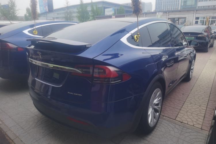 Used Tesla Model X 2019 Long-Range Version Rear Right 45 Deg