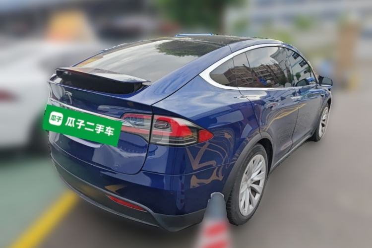 Used Tesla Model X 2019 Long-Range Version Rear Right 45 Deg