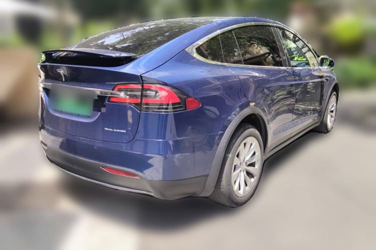 Used Tesla Model X 2019 Long-Range Version Rear Right 45 Deg