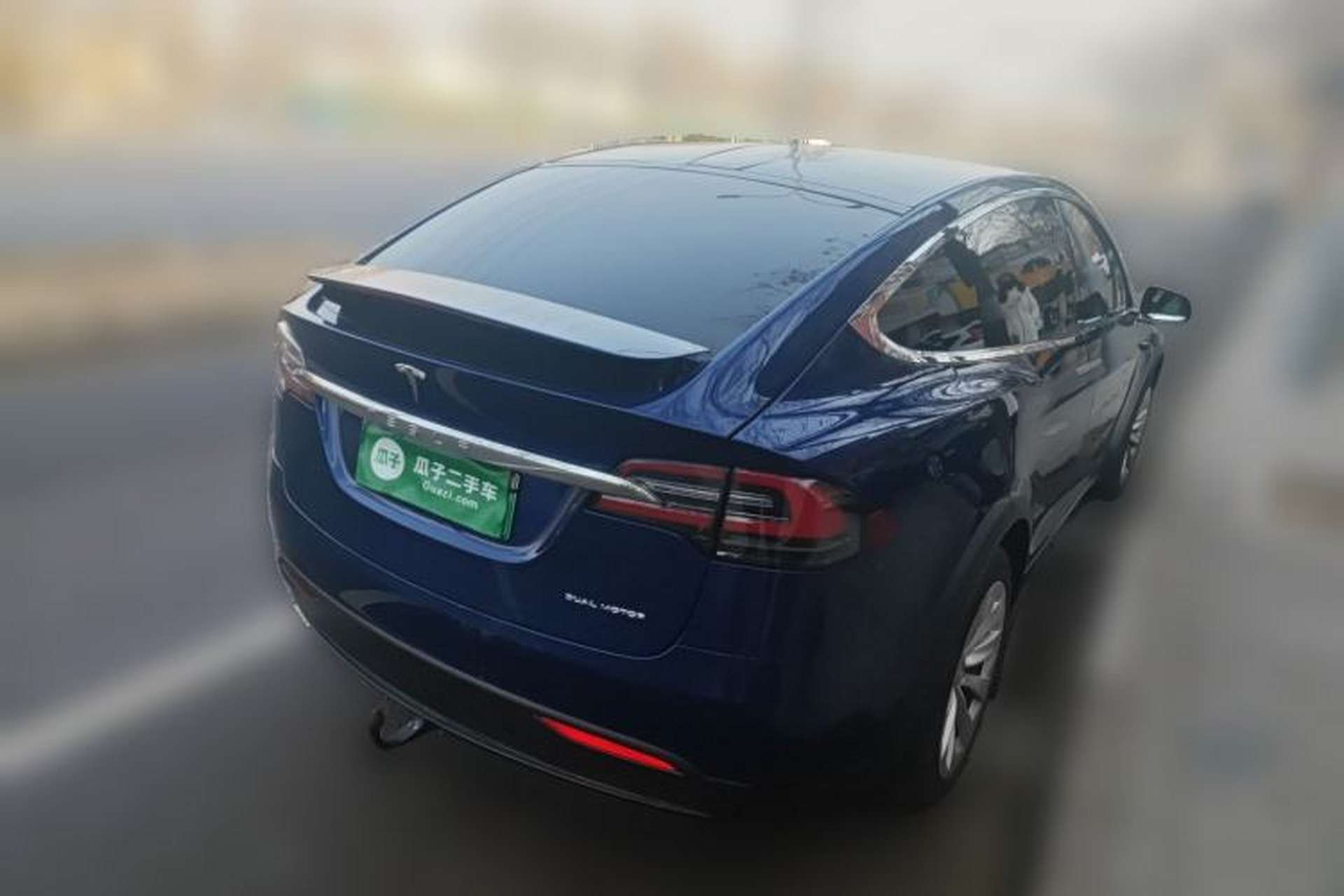 Used Tesla Model X 2019 Long-Range Version Rear Right 45 Deg