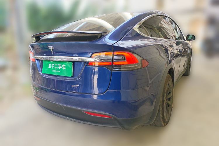 Used Tesla Model X 2019 Long-Range Version Rear Right 45 Deg