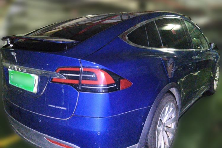 Used Tesla Model X 2019 Long-Range Version Rear Right 45 Deg