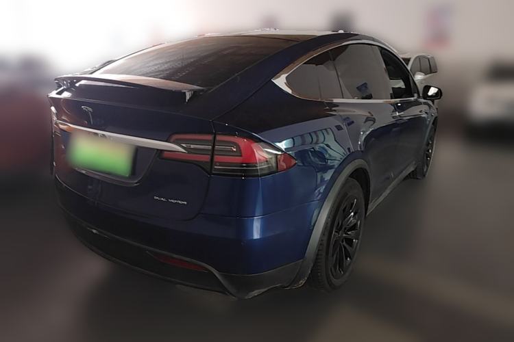 Used Tesla Model X 2019 Long-Range Version Rear Right 45 Deg