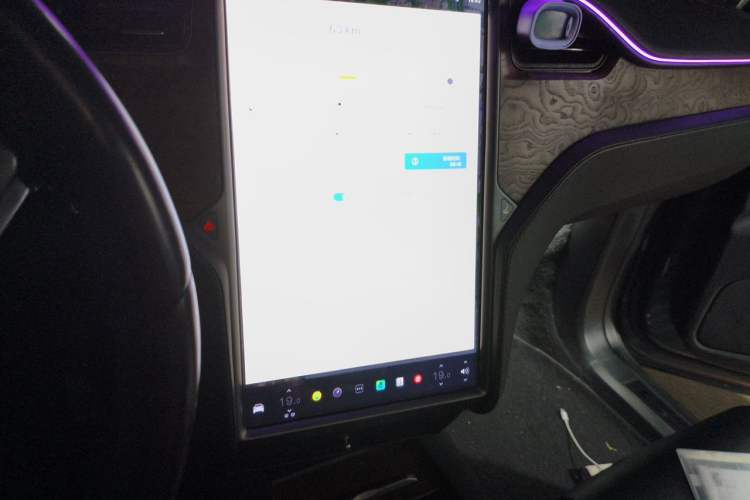 Used Tesla Model X 2019 Long-Range Version Audio And AC Panel