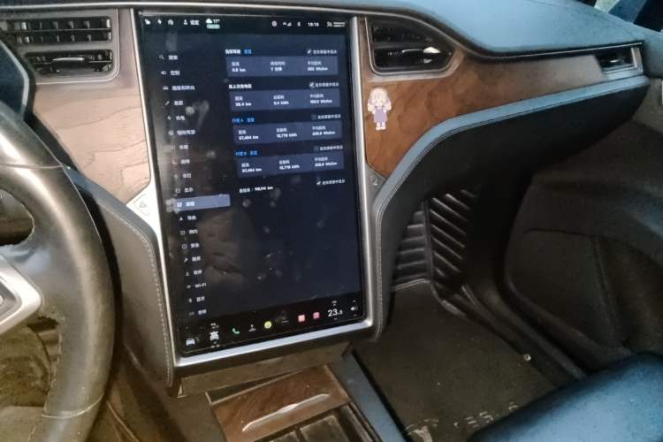 Used Tesla Model X 2019 Long-Range Version Audio And AC Panel