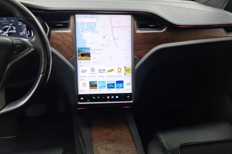 Used Tesla Model X 2019 Long-Range Version Audio And AC Panel