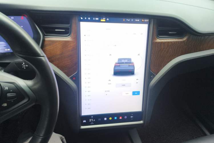 Used Tesla Model X 2019 Long-Range Version Audio And AC Panel