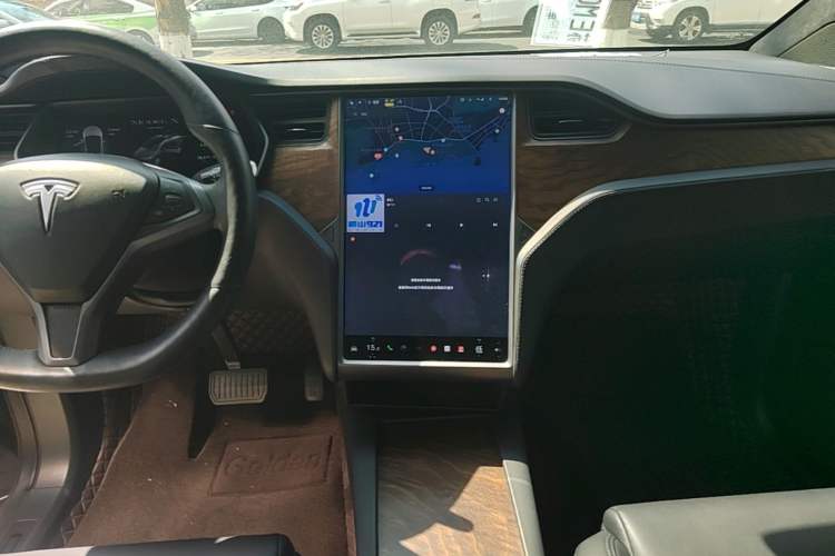 Used Tesla Model X 2019 Long-Range Version Audio And AC Panel