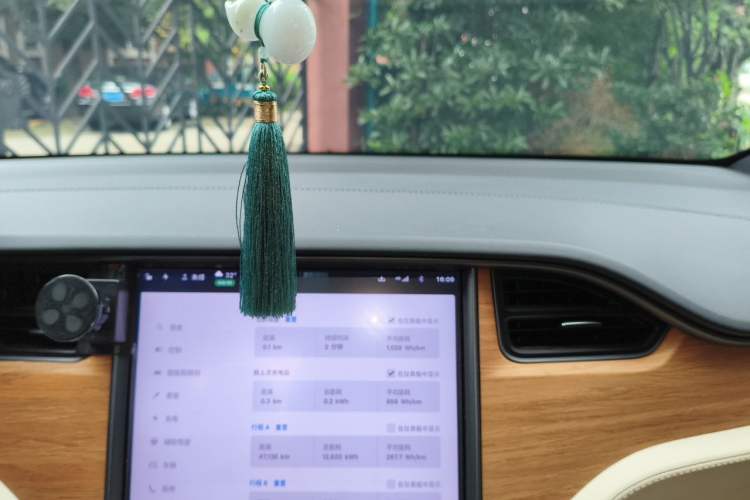 Used Tesla Model X 2019 Long-Range Version Audio And AC Panel