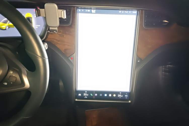 Used Tesla Model X 2019 Long-Range Version Audio And AC Panel