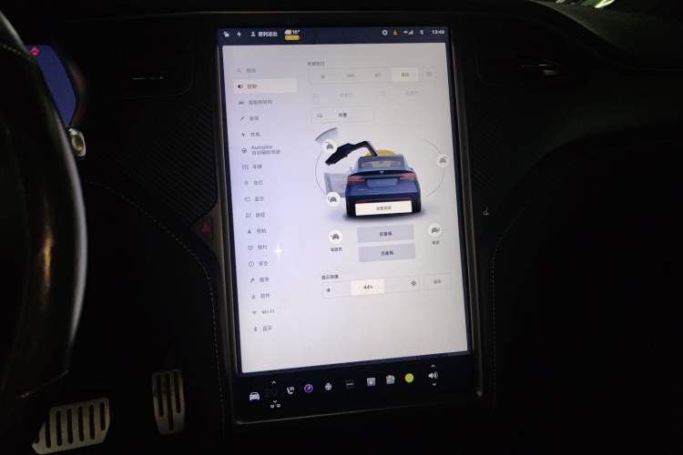 Used Tesla Model X 2019 Performance High-Performance Edition Audio And AC Panel