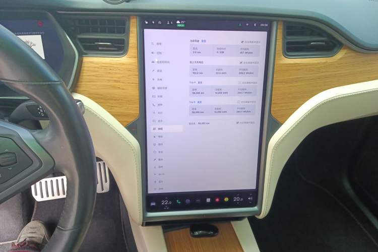 Used Tesla Model X 2019 Performance High-Performance Edition Audio And AC Panel