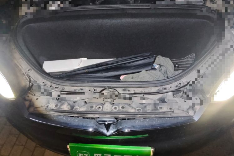 Used Tesla Model X 2019 Long-Range Version Engine Bay