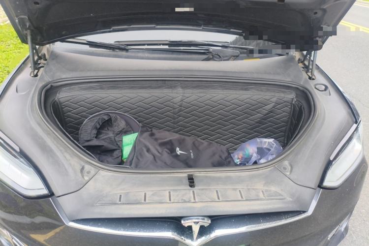 Used Tesla Model X 2019 Long-Range Version Engine Bay
