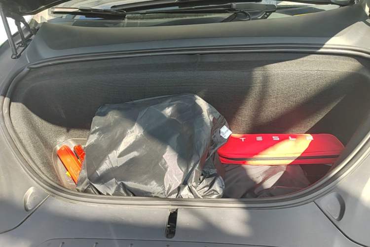 Used Tesla Model X 2019 Long-Range Version Engine Bay