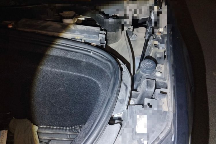 Used Tesla Model X 2019 Long-Range Version Engine Bay Left