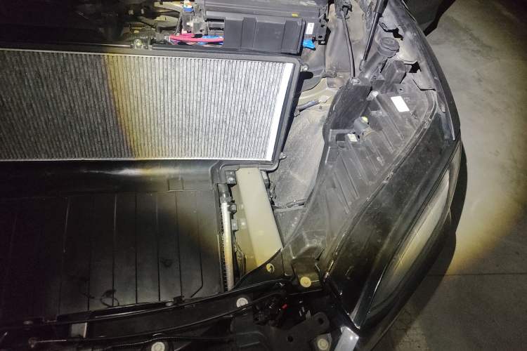 Used Tesla Model X 2019 Long-Range Version Engine Bay Left