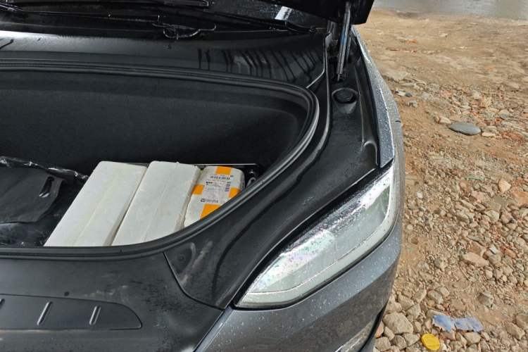 Used Tesla Model X 2019 Standard Range Version Engine Bay Left
