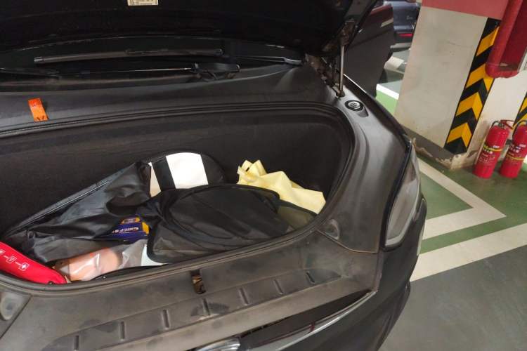 Used Tesla Model X 2019 Long-Range Version Engine Bay Left