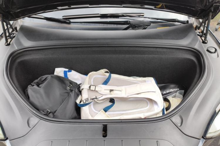 Used Tesla Model X 2019 Long-Range Version Engine Bay